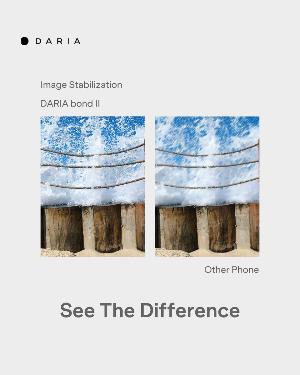Daria_mobile_ae's tweet image. Every frame, steady and sharp.
With advanced image stabilization, DARIA bond II captures the moment exactly as you see it, no blur, no shake, just clarity in motion.

See the difference.
#DARIAPhone #ImageStabilization #CrystalClear #SeeTheDifference #ShotOnDARIA #ChangeToDARIA