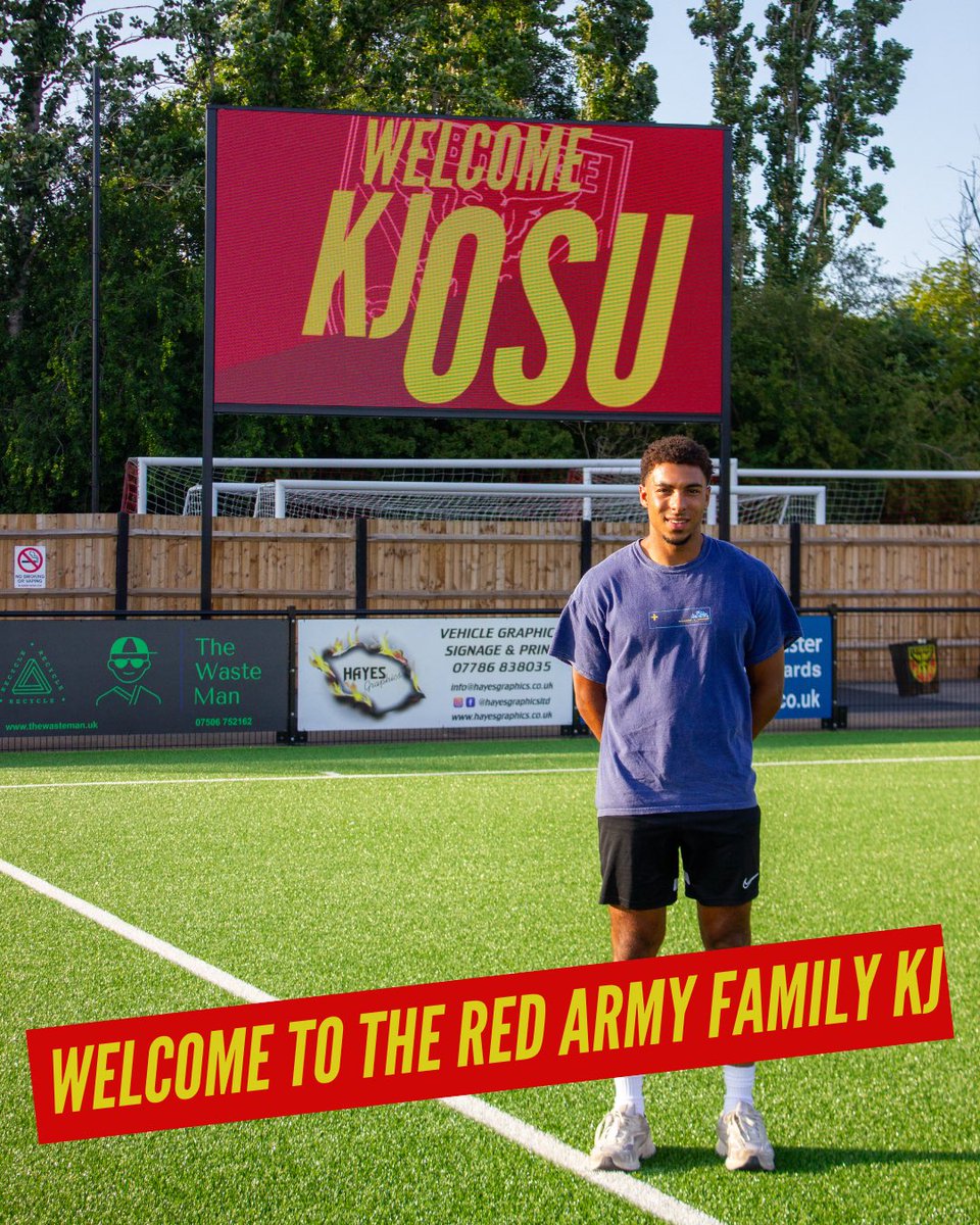 Here’s another! We are delighted to welcome KJ Osu who joins us from Hanworth Villa! #newplayer <a href="/kjosu_/">Kj Osu</a>