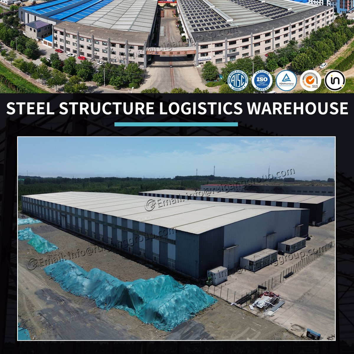 Qingdaoruigang's tweet image. 🏗️Modernized steel structure logistics warehouse
🎯Contact us for free quotation and design.
📞WhatsApp：wa.me/8615376767917
📧 info@ruiganggroup.com
#PEBbuilding #SteelStructureWarehouse #steel #SteeleSupplier #SteelManufacturer #containerhouse #expandable #foldable