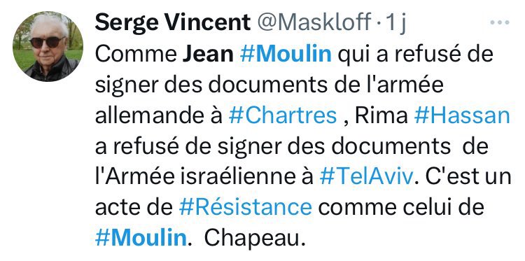 Hugo exilé 15a durant lesquels il écrit les misérables, Jean Moulin crée le CNR, il est torturé par la gestapo et meurt trois semaines plus tard dans un train pour l’Allemagne. 
<a href="/JLMelenchon/">Jean-Luc Mélenchon</a> <a href="/Maskloff/">Serge Vincent</a> vous êtes des escrocs!