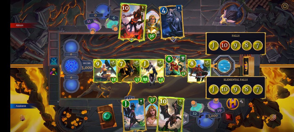 PlayDanteGames's tweet photo. 🔥 The combo contest has ended! Thanks to everyone who participated and shared their incredible card combinations. It was a fierce competition! 💥

The 3 winners achieved powerful Elemental Falls combos, each standing out with a different high card:
🃏 K, Q, and J as their highest card. Impressive!

🏆 Winners:
🥇 Jorannob – 300,000 shards 💎
🥈 LeeHoon05 – 200,000 shards 💎
🥉 Akanechixxx – 100,000 shards 💎

Congrats, champions!
Check out their winning combos below 👇
#Hellmaster #DanteGames #Winners #Contest