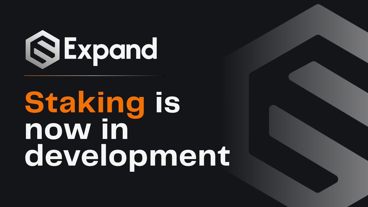 🛠️ Staking is now in development!
Our engineering and security teams are integrating the module into ExpandZK’s smart contracts. 
Rigorous testing and third-party audits are underway to ensure a smooth, secure launch.

📈 Staking terms (APY %, lock-up, launch) coming soon.