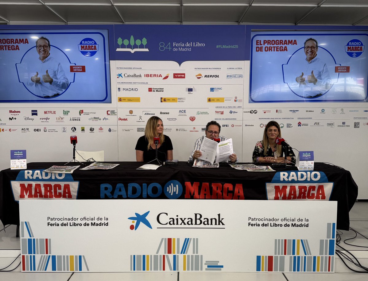 🎙️ No te pierdas la intervención de la Familia Paralímpica en @RadiMARCA en el pabellón <a href="/caixabank/">CaixaBank</a> de la <a href="/FLMadrid/">Feria del Libro de Madrid</a>