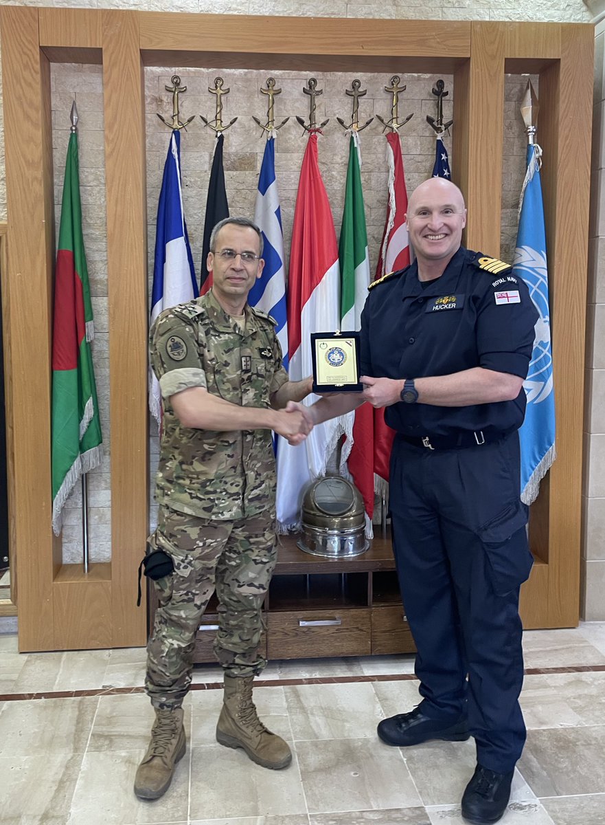 Capt Hucker and his team from 🇬🇧<a href="/RoyalNavy/">Royal Navy</a> <a href="/FOST/">FOST Royal Navy</a> Fleet Operational Sea Trials, recently visited Lebanon to meet with the LAF Navy Commander and help assess how UK and <a href="/LebarmyOfficial/">الجيش اللبناني</a> Navies can work together to enhance Maritime Security. #StrongerTogether 🇬🇧 🤝 🇱🇧