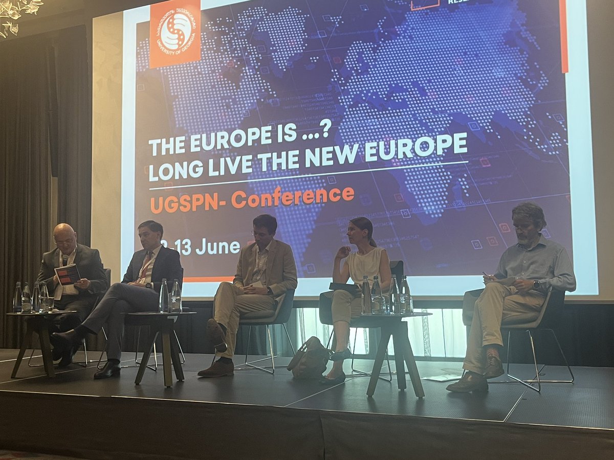 Discussing “Leaders, Parties, and Politics - the Organizational Causes of Failure” with <a href="/CasalBertoa/">Fernando CasalBertoa</a> <a href="/AKSikorski/">Alexander Sikorski</a> <a href="/sanna_salo_/">Sanna Salo</a> <a href="/HansGutbrod/">Hans Gutbrod</a> and <a href="/k_kakachia/">Kornely Kakachia</a> on stage. 

<a href="/UGSPN_Org/">UG Security, Policy & Nationalism Research Center</a>’s 6th Annual International Conference.