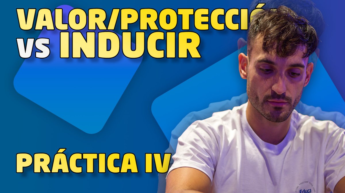 🎯 ¿Te cuesta decidir si betear por valor o protección vs inducir acción?

⚔️ <a href="/xrekix1/">XrekiX</a> cierra la saga con una revisión de manos para ayudarnos a decidir la línea más EV.

🔴 Disponible desde Doctorado para los alumnos del <a href="/SpinEduca/">EducaSpin Project</a> 
📺educapoker.com/noticias/xreki…