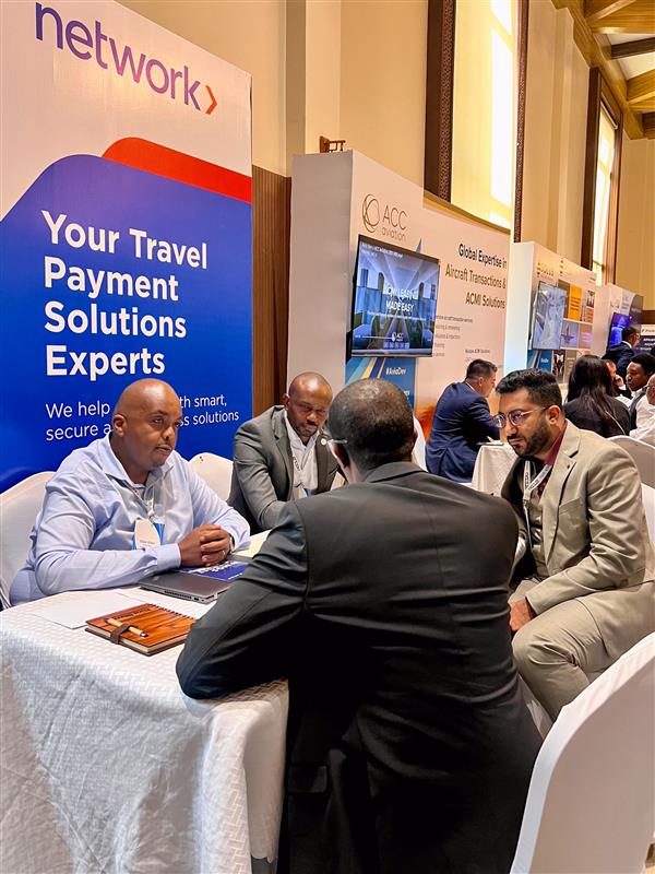 Day 2 at #AviaDev2025 and the energy is still high! 

We're engaging with aviation leaders on the future of air travel in Africa.
Visit our booth, Paul Mutethia &amp; Elias Gitau are on-site and ready to connect.

#AfricaAviation #AviaDevAfrica #DigitalPayments #NetworkDoesItAll