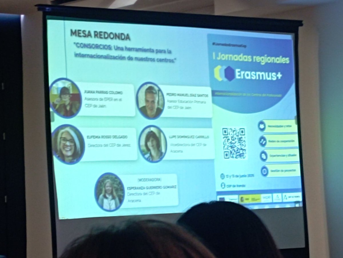 Mesa redonda en las Jornadas Regionales Erasmus+ para asesorías. <a href="/cepronda/">CeP Ronda</a>. <a href="/DG_IFP/">DG de Innovación y Formación del Profesorado</a> <a href="/sepiegob/">SEPIE</a>. #ErasmusplusES