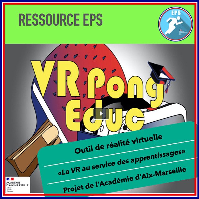 🏓 VRPongEduc® : la VR au service de l’EPS !
Plus de motivation, gestes maîtrisés, suivi en temps réel, approche inclusive 🎮📊
Une ressource innovante pour apprendre le ping autrement !

🔗 pedagogie.ac-aix-marseille.fr/jcms/c_1127601…