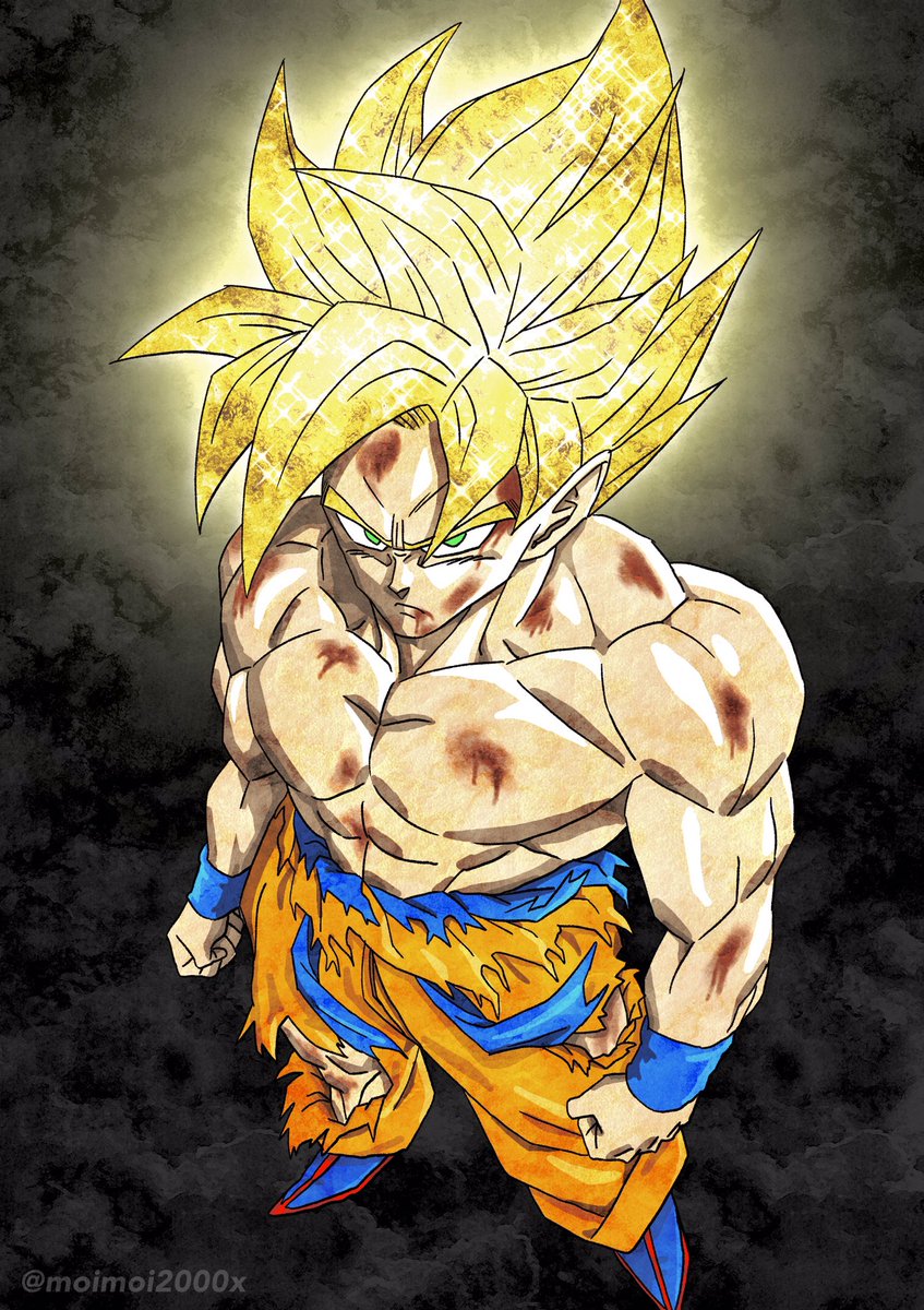 悟空さ描いた！！
 #ドラゴンボールイラスト #DragonBall