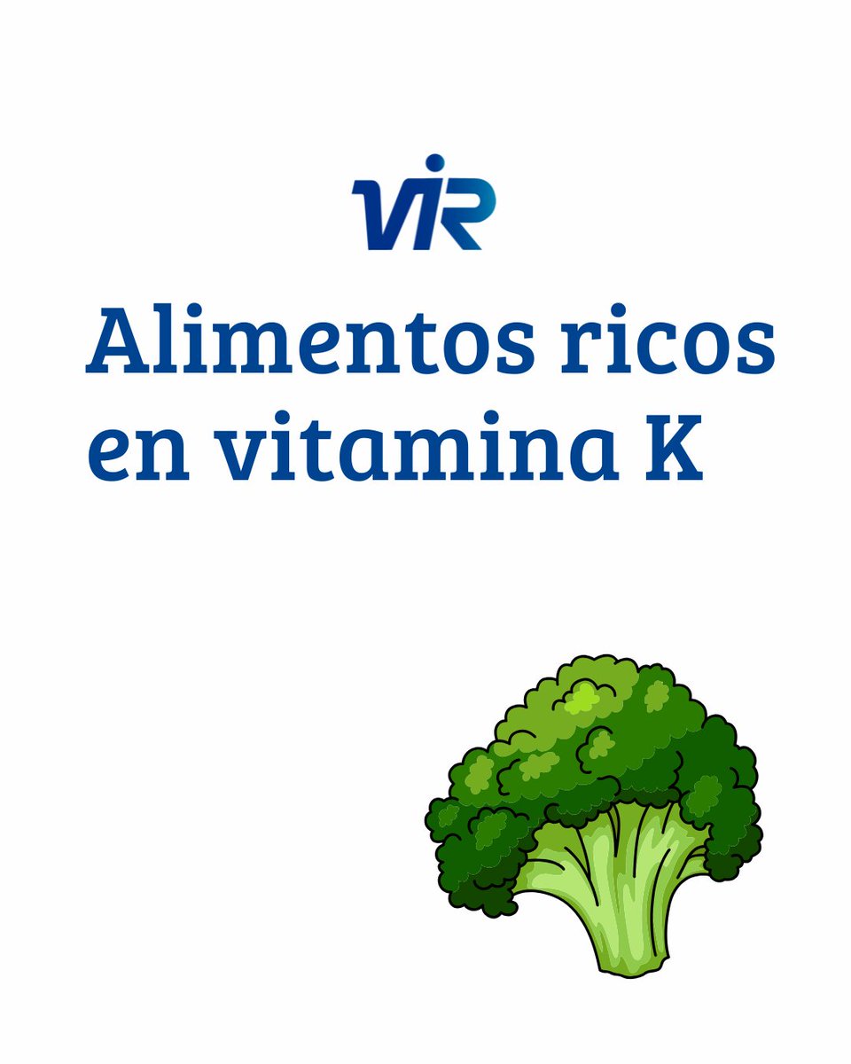 Este nutriente es esencial para la coagulación sanguínea, la salud ósea y el buen funcionamiento del organismo.
Incorporar alimentos como el brócoli en tu dieta diaria es una forma sencilla de cuidar tu salud 💚

#LaboratoriosVIR