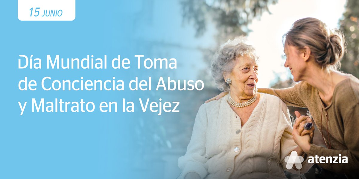 En el #DíaContraElMaltratoEnLaVejez, en #Atenzia ponemos el foco en la infantilización, una de las formas más sutiles de maltrato psicológico. Limitar su autonomía y capacidad de decidir afecta al bienestar emocional de las personas mayores.
Acompañemos con respeto y buen trato💙