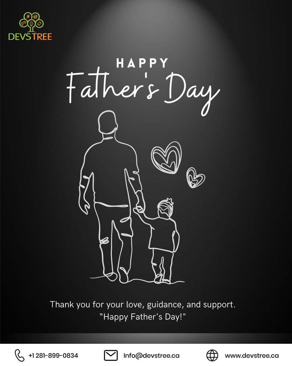 DevstreeCA's tweet image. Happy Father’s Day!

To the heroes who lead with love, strength, and wisdom—today, we celebrate you.
Thank you for always being there. 💙

#FathersDay #Devstreeca #ThankYouDad #FathersDay2025 #FamilyFirst #DadAppreciation #GratefulHeart #devstreecanada