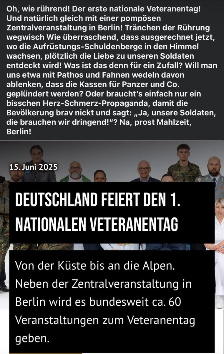 #Veteranentag #DeutschlandbrauchtSoldatem