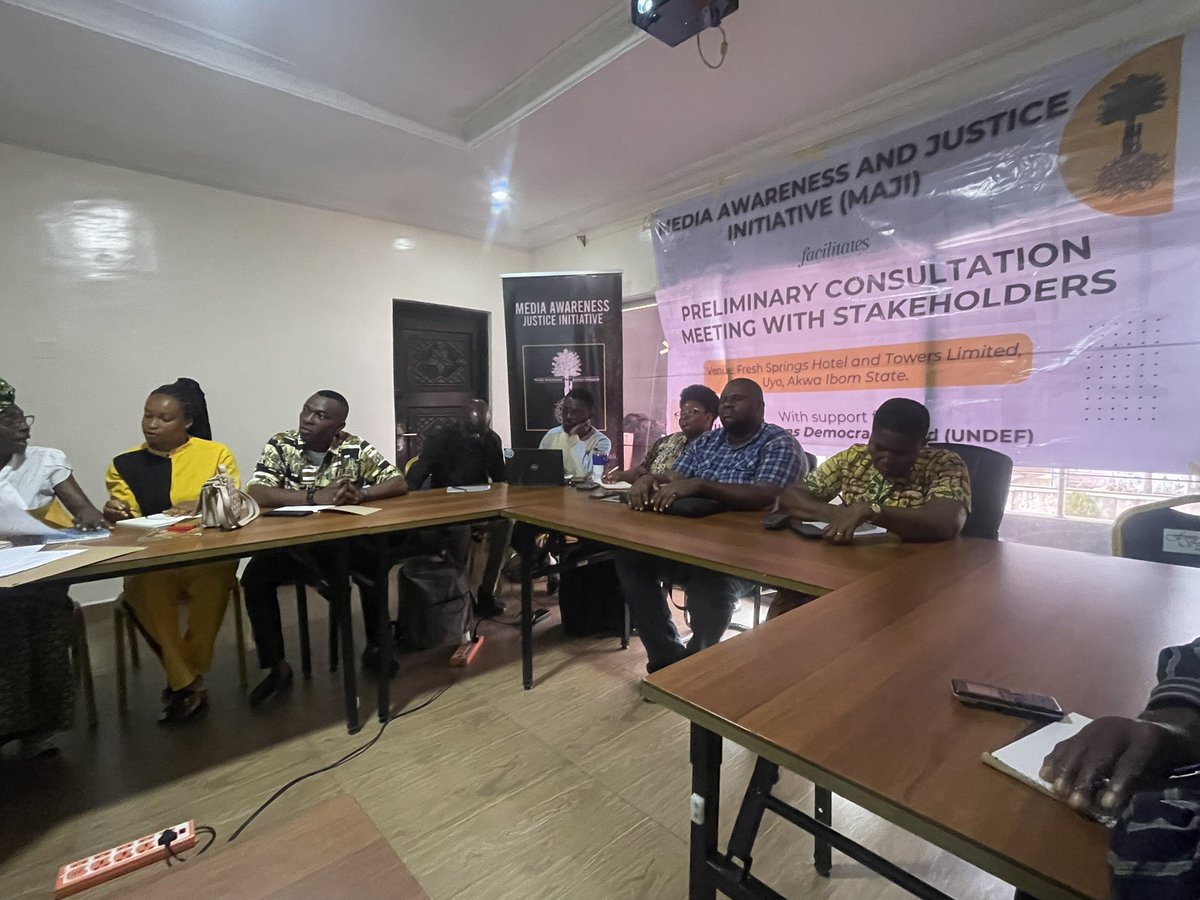 @majinigeria with support from <a href="/UNDemocracyFund/">UN Democracy Fund</a> is facilitating  interactive sessions on environmental data use challenges faced by key stakeholders such CSOs, Media, Community and Relevant government environmental agencies.

<a href="/UNDPNigeria/">UNDP Nigeria</a> <a href="/GEF_SGP/">Small Grants Programme</a> <a href="/APC_News/">APC</a> <a href="/EcoHomef/">Health of Mother Earth</a> <a href="/USinNigeria/">U.S. Mission Nigeria</a>