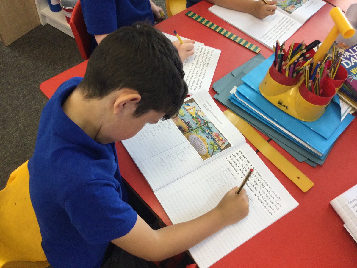 Creating word banks of adjectives and verbs to describe Bottlenose Bay ready for writing a setting description.
#STMENGLISH