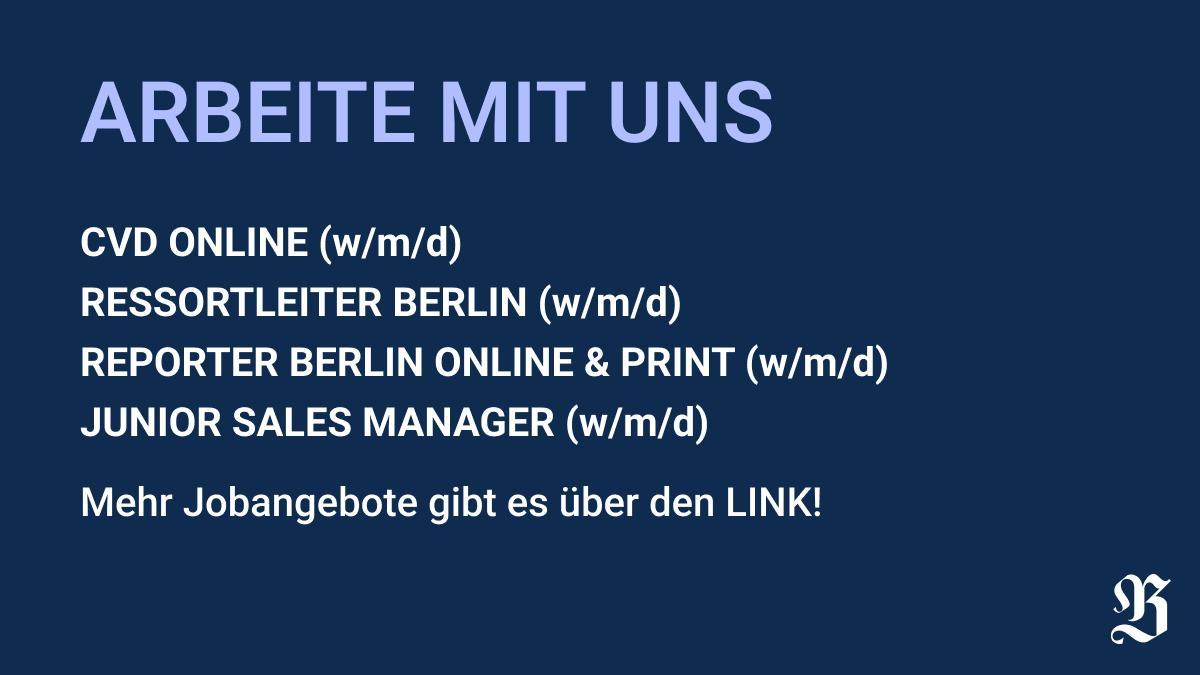 berlinerzeitung's tweet image. Die Berliner Zeitung sucht zum nächstmöglichen Zeitpunkt Verstärkung (w/m/d). Mehr Infos und weitere Stellenangebote hier: berlinerverlag.com/karriere/