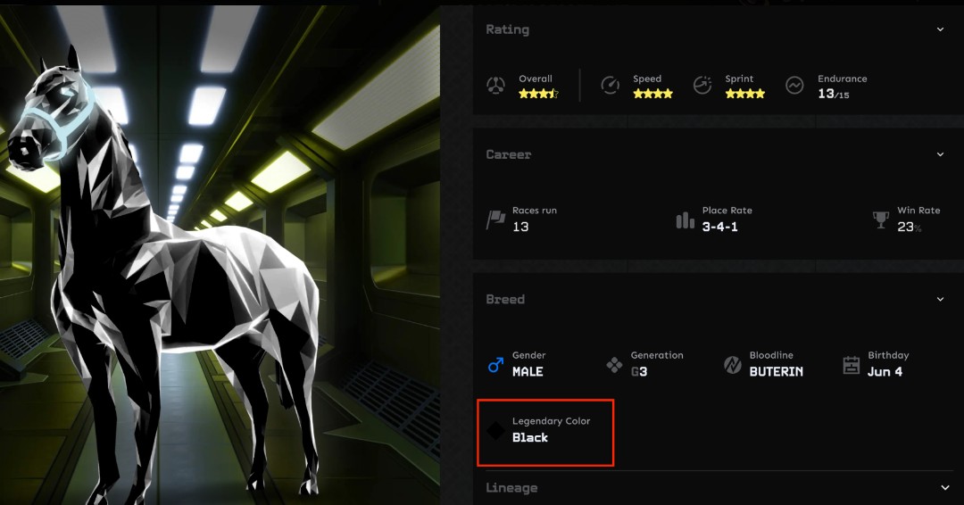 Coat colors and rarities are now available on the horse details page.
Check it out. gg.