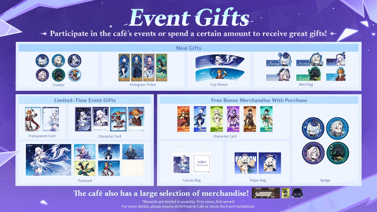 #HoYoverseCafe #GenshinHoYoverseCafe
HoYoverse Cafe is opening soon! To celebrate, Genshin Impact is launching a special event "To Coffee and Companions" starting June 20!

To pre-register for the event, please go to hoyo.link/7YyCTr23N

Repost to enter a giveaway! Five lucky