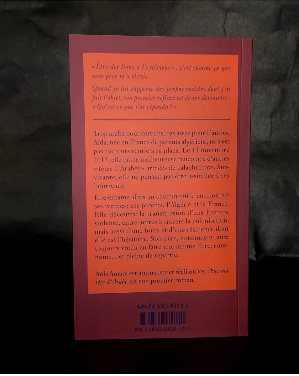 Mon premier roman « Avec ma tête d’arabe »  aux <a href="/Hors_d_atteinte/">Éditions Hors d'atteinte</a> est disponible dès aujourd’hui en pré-commande !!
Lien ci dessous 
⬇️⬇️⬇️
horsdatteinte.org/livre/avec-ma-…