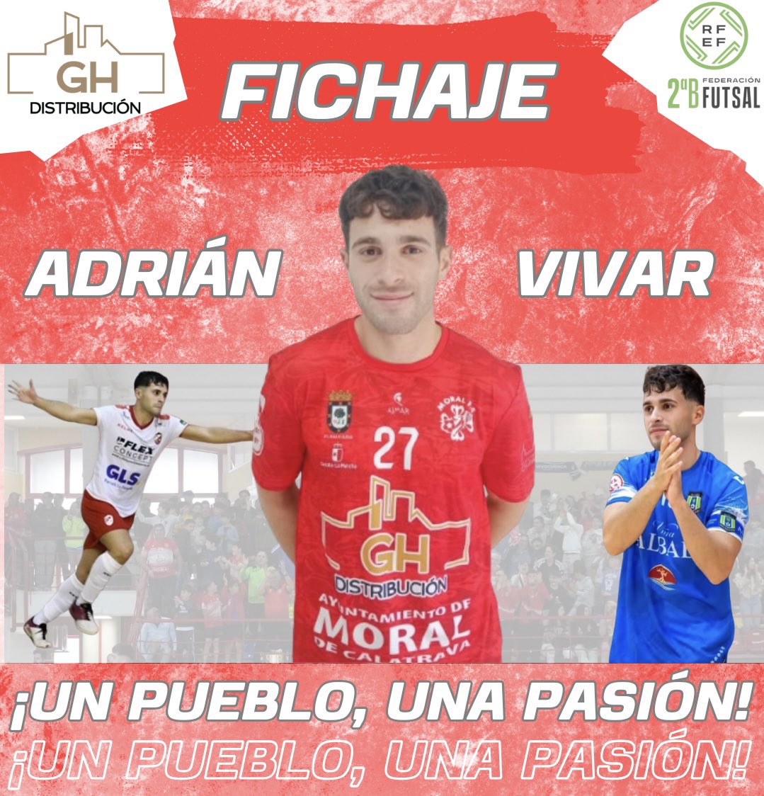 🚨 𝐂𝐎𝐌𝐔𝐍𝐈𝐂𝐀𝐃𝐎 𝐎𝐅𝐈𝐂𝐈𝐀𝐋: 𝐀𝐃𝐑𝐈Á𝐍 𝐕𝐈𝐕𝐀𝐑 🚨

El proyecto 25/26 sigue tomando forma… ¡y lo hace con un regreso muy especial!

Nos alegra anunciar la incorporación de Adrián Vivar, pívot con experiencia, trabajo, gol y mucho compromiso.

<a href="/adrianvivar18/">Adrian Vivar</a>