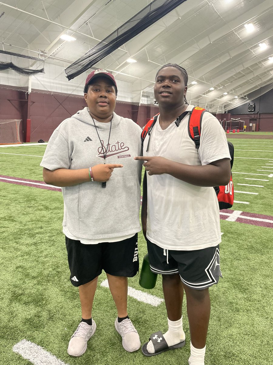 UpNextKamo1's tweet image. Recap of Mississippi State camp. 

#StillHustlin✅