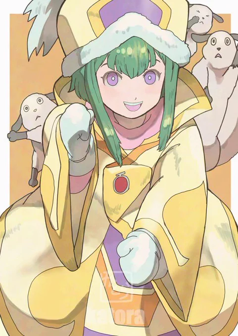 #これを見た人は笑顔が人を幸せにする画像を貼って 本日はキングゲイナーのアナ姫さんを再掲なのすw