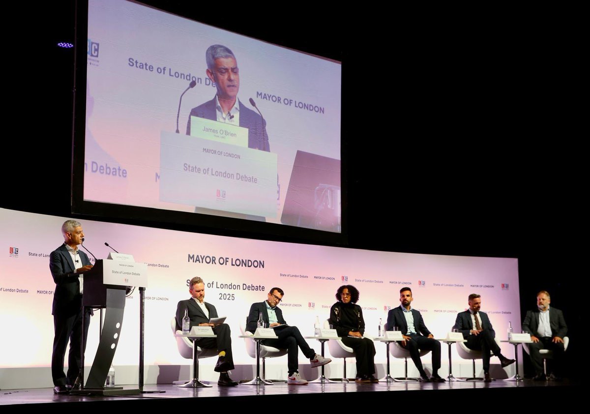 Howard Dawber (@howarddawber) on Twitter photo State of London Debate last night at <a href="/TheO2/">The O2</a> with my boss Sir <a href="/SadiqKhan/">Sadiq Khan</a>, and colleagues <a href="/willnorman/">Will Norman</a> <a href="/KayaJunction/">Kaya Comer-Schwartz</a> <a href="/tomcopley/">Tom Copley</a> and <a href="/metecoban92/">Mete Coban MBE</a> - hosted by the brilliant <a href="/mrjamesob/">James O'Brien</a>. Thoughtful questions from the audience on nightlife, Soho, AI and skills <a href="/LDN_economy/">LDNMayor Economy</a> State of London Debate last night at <a href="/TheO2/">The O2</a> with my boss Sir <a href="/SadiqKhan/">Sadiq Khan</a>, and colleagues <a href="/willnorman/">Will Norman</a> <a href="/KayaJunction/">Kaya Comer-Schwartz</a> <a href="/tomcopley/">Tom Copley</a> and <a href="/metecoban92/">Mete Coban MBE</a> - hosted by the brilliant <a href="/mrjamesob/">James O'Brien</a>. Thoughtful questions from the audience on nightlife, Soho, AI and skills <a href="/LDN_economy/">LDNMayor Economy</a>