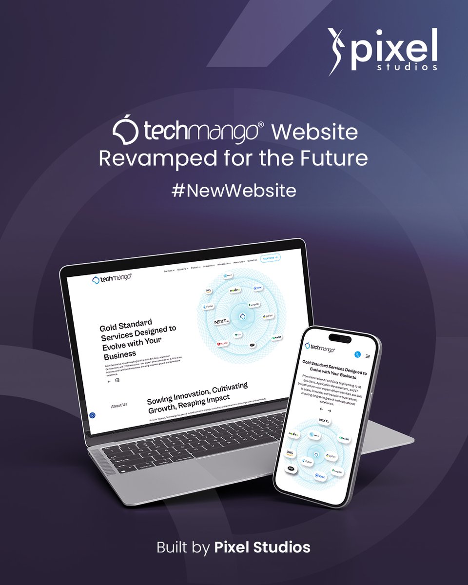 thepixelstudios's tweet image. Excited to launch the new Techmango website!
Sleek, smart, and built for the future — crafted by Pixel Studios to match Techmango’s innovation-first vision.
🔗 Check it out now: techmango.net