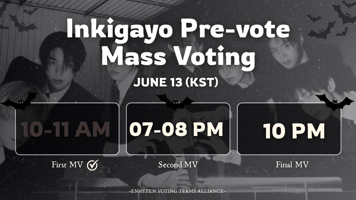 [LINC] — INKIGAYO PREVOTE 2ND MASS VOTING

ENGENEs, cast your votes on the LiNC App now! We won't know our current standing so let's still do our best and use all our accounts.

🗳️: 15 FPs = 1 vote
🗓️: Tonight 11:59PM KST❗️

Please keep collecting for a possible B-side promotion.