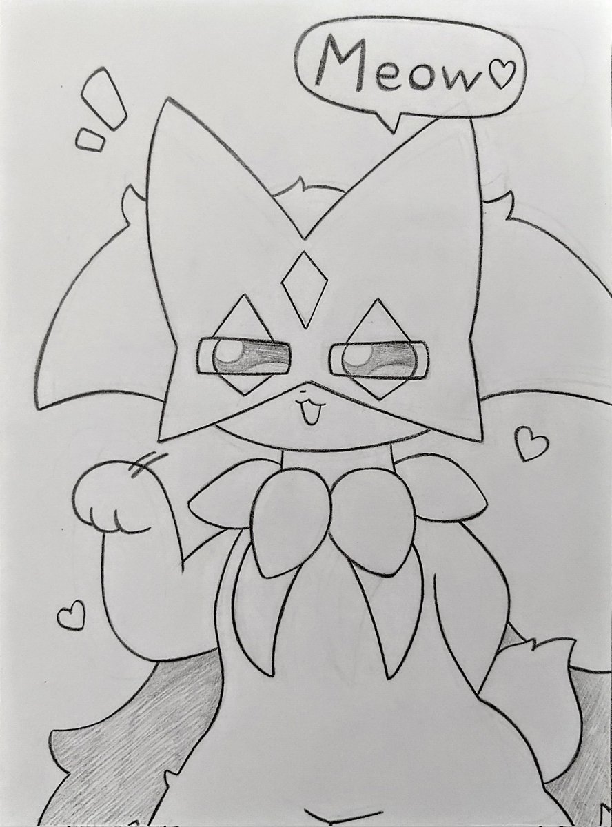 Caroltheduck's tweet image. The magic weed cat🌱✨