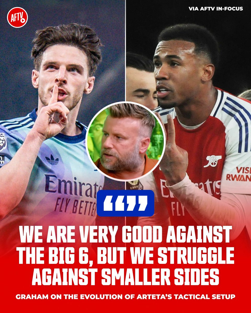 AFTVMedia's tweet image. Do you think a change in tactics is what Arsenal need? 🤔

#InFocus