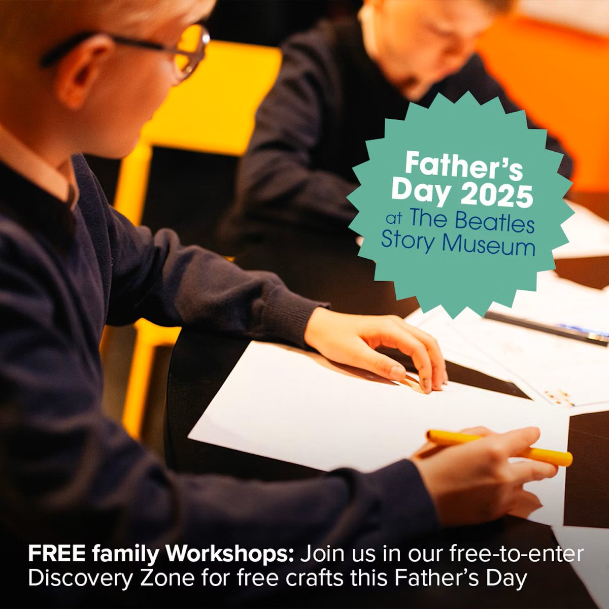 Celebrate #FathersDay with a little help from The Beatles Story! 🎸

With our ‘Dads Go Free’ offer, 50% off tribute night tickets, and fab gift ideas, we’ve got everything you need to make your Beatles-loving dad’s day. ❤

All details at beatlesstory.com/event/fathers-…