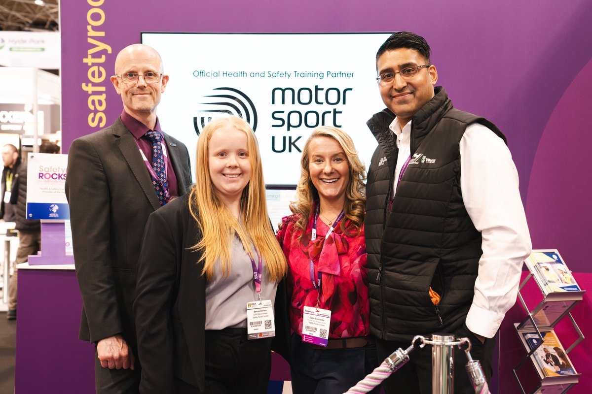 Safety Rocks announced as Official Health and Safety Training Partner for Motorsport UK!