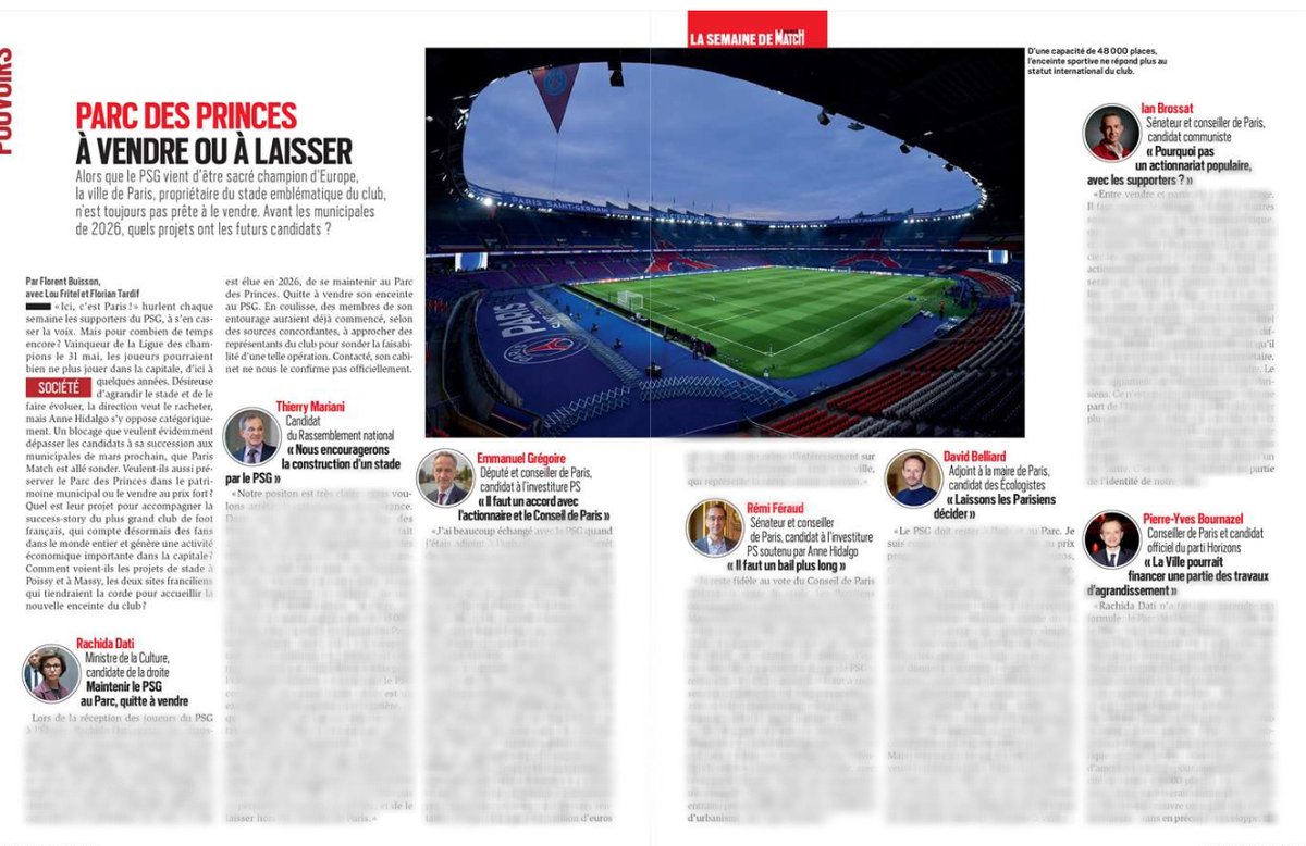 Pas très fair play, <a href="/ParisMatch/">Paris Match</a> qui fait l'impasse sur une seule candidate (Marion Waller) alors que c'était la première à faire des propositions sur le sujet.