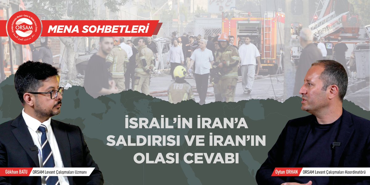 ORSAM (@orsamorgtr) on Twitter photo ▶️İsrail'in İran'a Saldırısı ve İran'ın Olası Cevabı
📌ORSAM Levant Çalışmaları Koordinatörü Dr. Oytun Orhan (<a href="/oytunorhn/">Oytun Orhan</a>) ve ORSAM Levant Çalışmaları Uzmanı Gökhan Batu (<a href="/_Gokhan_Batu/">Gökhan Batu</a>), 13 Haziran 2025 sabahı İran’daki nükleer ve askerî hedeflere yönelik gerçekleştirilen İsrail ▶️İsrail'in İran'a Saldırısı ve İran'ın Olası Cevabı
📌ORSAM Levant Çalışmaları Koordinatörü Dr. Oytun Orhan (<a href="/oytunorhn/">Oytun Orhan</a>) ve ORSAM Levant Çalışmaları Uzmanı Gökhan Batu (<a href="/_Gokhan_Batu/">Gökhan Batu</a>), 13 Haziran 2025 sabahı İran’daki nükleer ve askerî hedeflere yönelik gerçekleştirilen İsrail