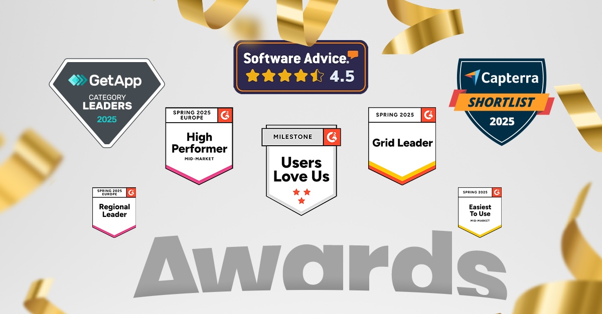🔥 At ClickMeeting, we never stop growing. What makes us exceptionally pleased: we keep receiving awards and prizes! 
💚 Thank you for all the recognition - both from industry experts and, of utmost importance to us, from our users. 
💡 Here are some of the awards we have