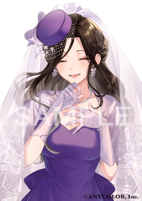にじさんじジューンブライド2025『Prism Heart June Bride』にて白雪巴さんのビジュアルを担当させていただきました!よろしくお願いします #にじさんじジューンブライド2025