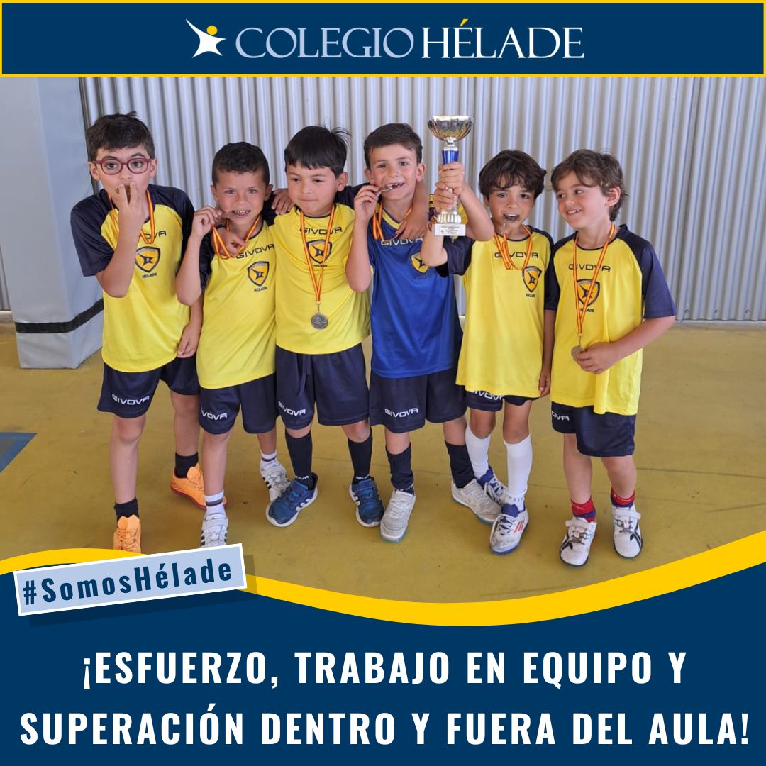 🏅 Nuestros alumnos han finalizado todas las competiciones deportivas del curso con excelentes resultados. ¡Esfuerzo, trabajo en equipo y superación dentro y fuera del aula! 💪⚽🏀🏃‍♀️ #SomosHélade