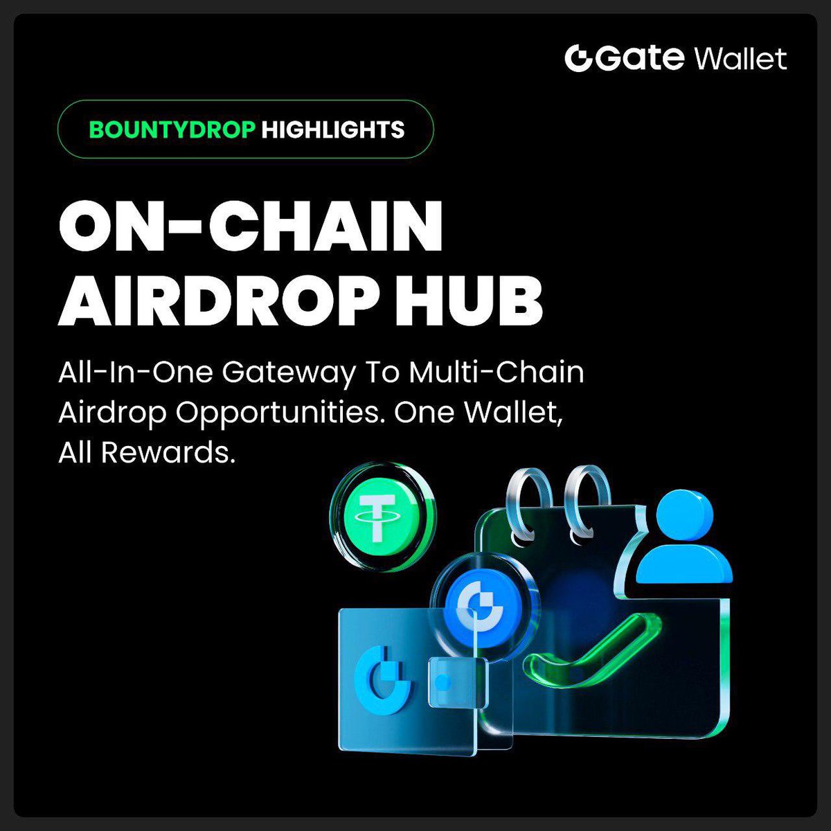 Gate Wallet understood the assignment.
BountyDrop rewards curiosity.
Explore projects → complete tasks → claim tokens.

It’s not hype. It’s structure.

#cryptoeducation #BountyDrop