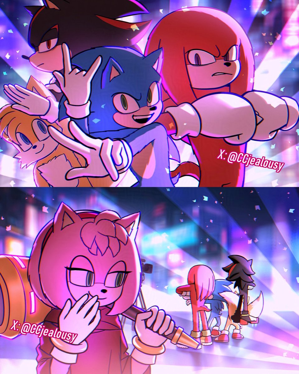 CCjealousy's tweet image. #SonicMovie4 #sonamy movie sonamy