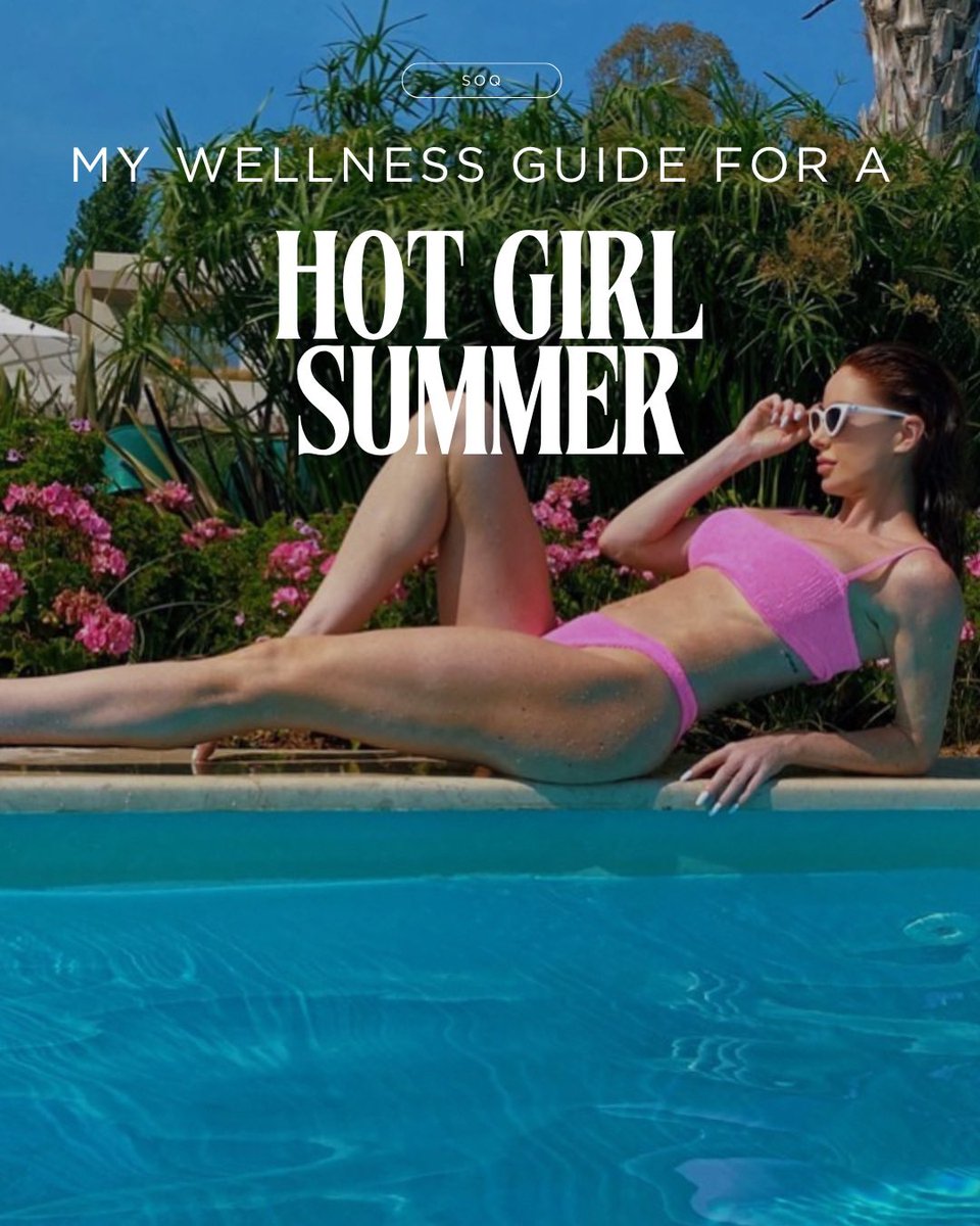 MissLauraCarter's tweet photo. I made a free Hot Girl Summer Guide 🏝️packed with glow-up gummies, gut health hacks and soft glam rituals to keep you radiant from AM to Casa Amor 🌙 
Drop your email via the link in bio and I'll send it straight to your inbox 💌
#soqsupps #wellnessguide #hotgirlsummer https://t.co/GMWgCkMPIF