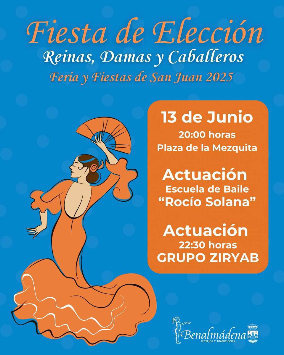 La plaza de la Mezquita acogerá hoy la elección de la Reina, Damas y  Caballeros de la Feria de San Juan 2025 Pistoletazo de salida a una  programación festiva que, como cada