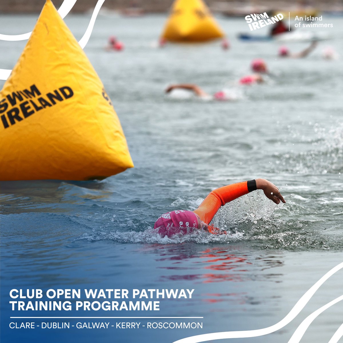It's 🔙  

Swim Ireland is thrilled to announce the return of the Club Open Water Pathway Training Programme for 2025!   

The pathway programmes offers experienced club swimmers the chance to familiarise themselves with open water swimming!   

These programmes will be a 6 or