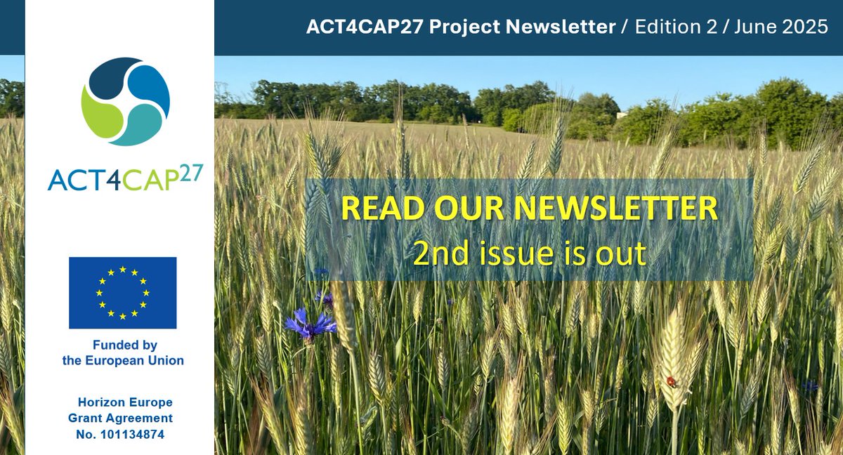 ACT4CAP27 HE Project @act4cap27.bsky.social (@act4cap27) on Twitter photo ๐ฌ #ACT4CAP27 #Newsletter #2 is out!
Catch up on:
โ
Latest project activities
โ
Launch of the AMYRN Young Researcher Network
โ
Collaboration with <a href="/BrightSpaceEU/">BrightSpace HE project brightspace-project.eu@bsky</a> , <a href="/LAMASUS_EU/">LAMASUS (@LAMASUS_EU)</a> & <a href="/TOOLS4CAP/">Tools4CAP</a>
โ
Upcoming events like #EAAE2025
๐ โก๏ธ: act4cap27.eu/newsletters/ ๐ฌ #ACT4CAP27 #Newsletter #2 is out!
Catch up on:
โ
Latest project activities
โ
Launch of the AMYRN Young Researcher Network
โ
Collaboration with <a href="/BrightSpaceEU/">BrightSpace HE project brightspace-project.eu@bsky</a> , <a href="/LAMASUS_EU/">LAMASUS (@LAMASUS_EU)</a> & <a href="/TOOLS4CAP/">Tools4CAP</a>
โ
Upcoming events like #EAAE2025
๐ โก๏ธ: act4cap27.eu/newsletters/