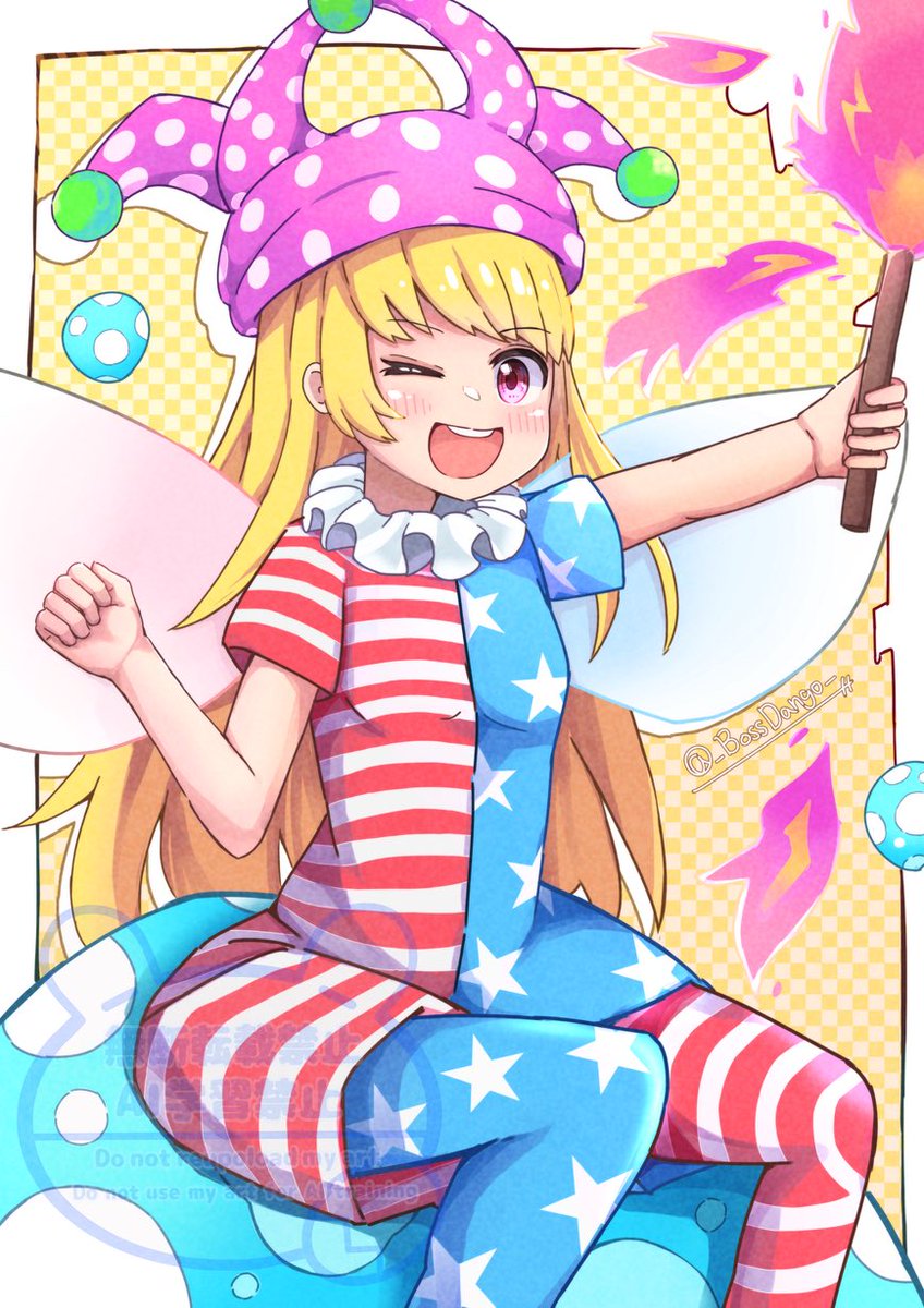 _BossDango_'s tweet image. 地獄の妖精ちゃん🎈

#東方 #東方Project
#クラウンピース