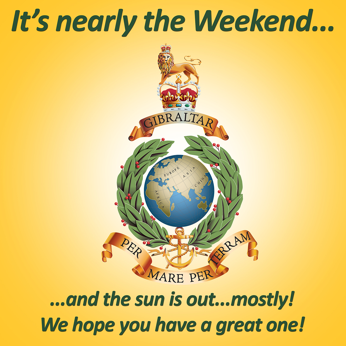 Nearly there....have a safe and enjoyable weekend folks. All the best from the G&amp;L team 🙏

globeandlaurelmagazine.co.uk
royalsmag.co.uk