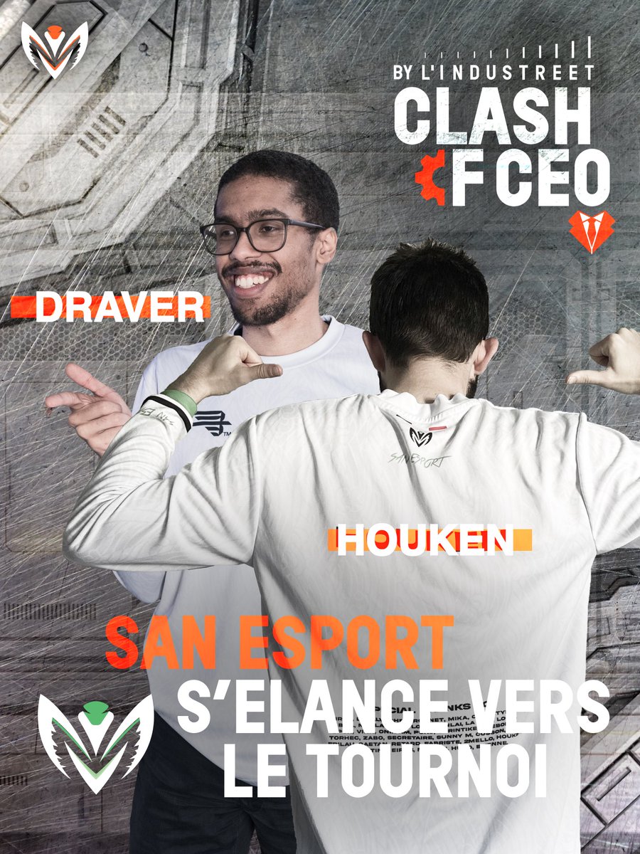 Le meilleur pour la fin, nous participons aussi au Clash Of CEO, ce soir 18h ! 

Draver et Rehann vont coacher nos dirigeants, Fouks et Houken ! 

J’espère que les entraînements vont porter leurs fruits… 🫢