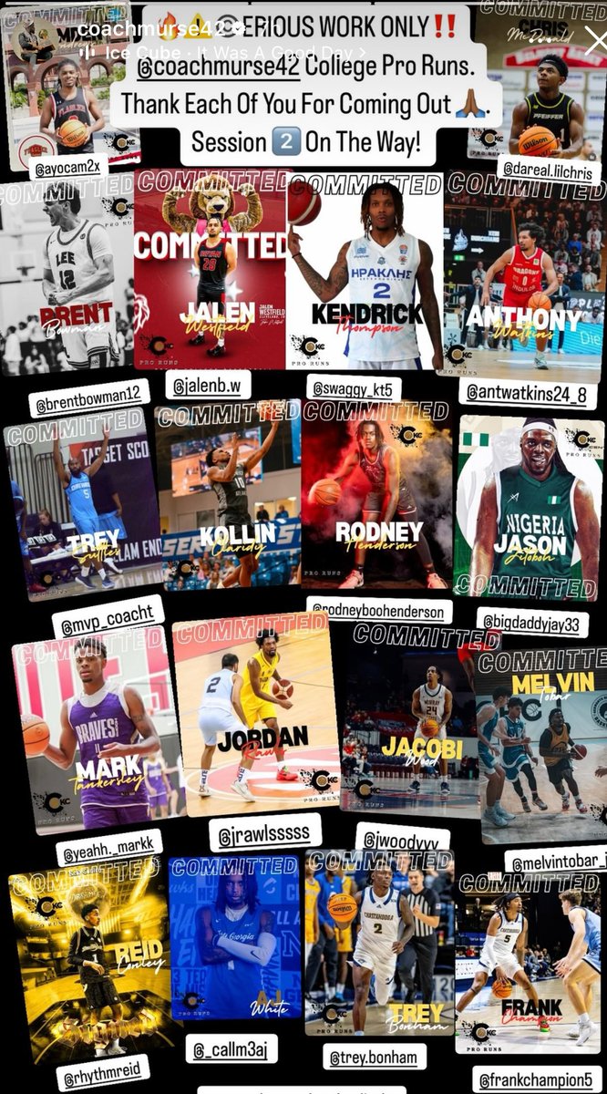 College/ Pro runs - imma 🪣 🎥 coming soon. 🔥 in the building