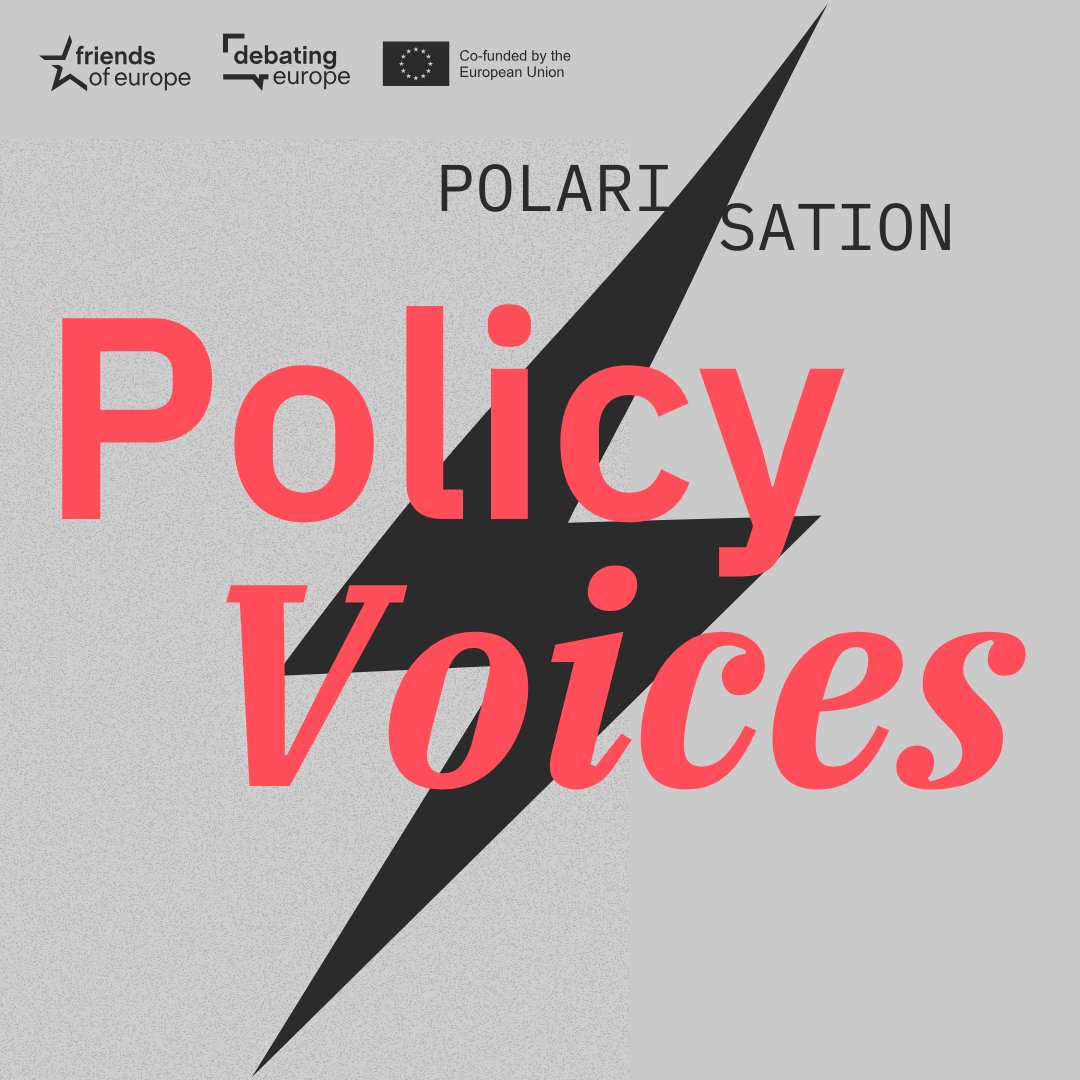 🎙️Building on findings from our citizen engagement unit, <a href="/debatingeurope/">Debating Europe</a>'s, recent #Voices4Choices report, today we launch our new #PolicyVoices series, 'Overcoming polarisation: paths to common ground".

Our first episode in this series, featuring <a href="/GilesMerritt/">Giles Merritt</a>, Founder of